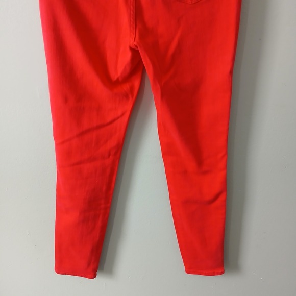 Judy Blue Women's High Rise Tummy Control Size 3/26 Skinny Jeans Red Pockets - Picture 15 of 16